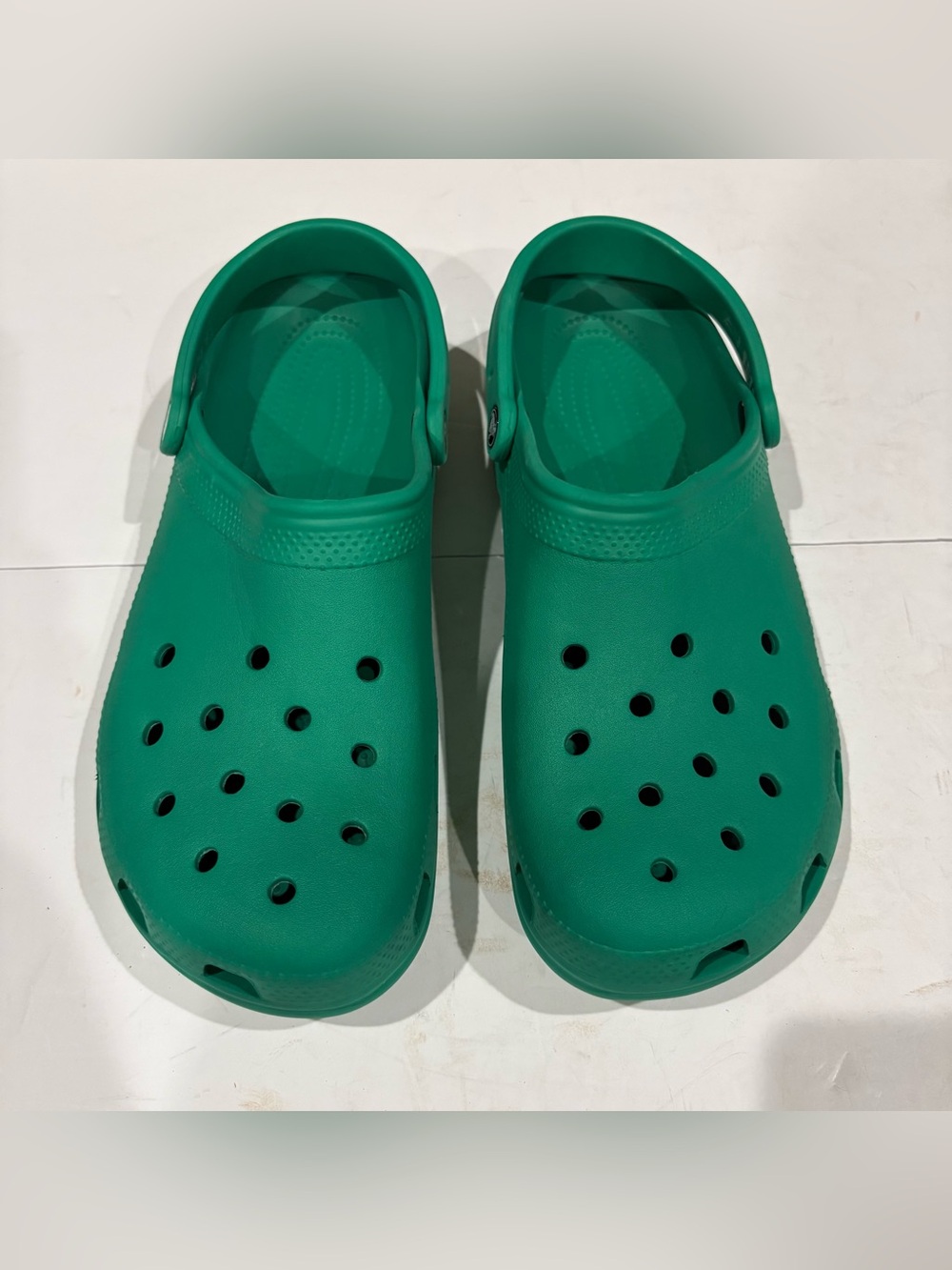 Crocs Classic Clogs Size 12 Green Emerald Slip On Comfort Shoes Unisex